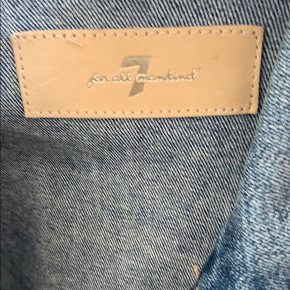7 For All Mankind Jean Jacket - Picture 2 of 2